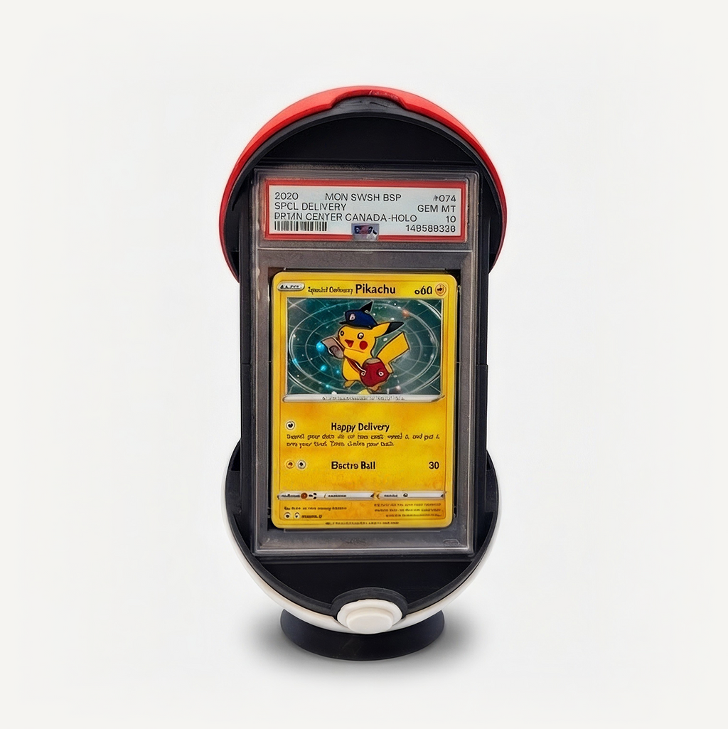 Pokeball Graded Card Display Stand